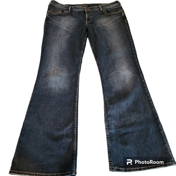 SILVER Jeans "LAEL" bootcut dark wash 36 x 33 - Picture 1 of 11